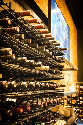 Wine poured at The Empire Bistro bar