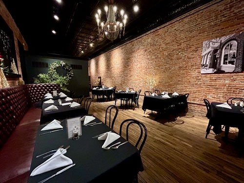 Main dining area at The Empire Bistro
