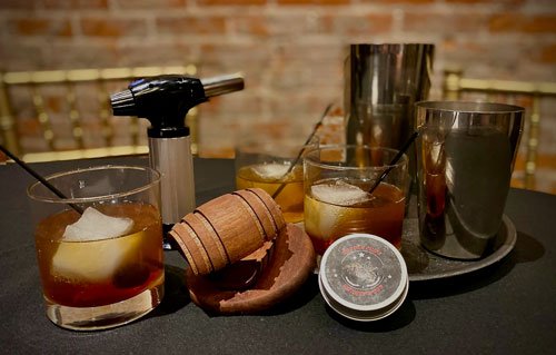 Smoke-infused Empire Old Fashioned